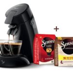 PHILIPS SENSEO HD6553/67 Viva Café inclusief 2 pakken koffiepads Senseo-machine Zwart